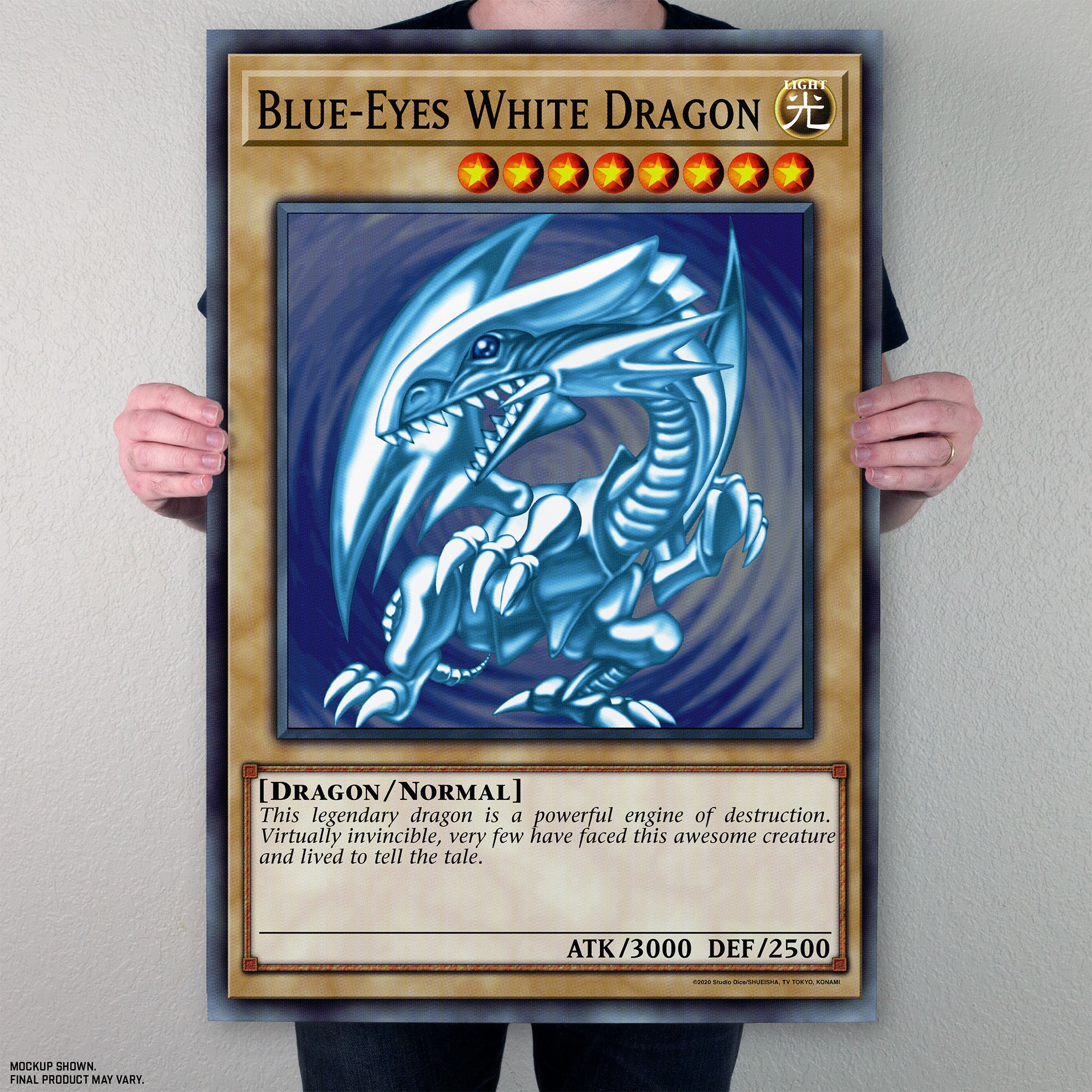 Yu-Gi-Oh! Blue-Eyes White Dragon (Timed Edition) Poster Mondo Yu-Gi-Oh! Blue-Eyes White Dragon (Timed Edition) Poster Mondo