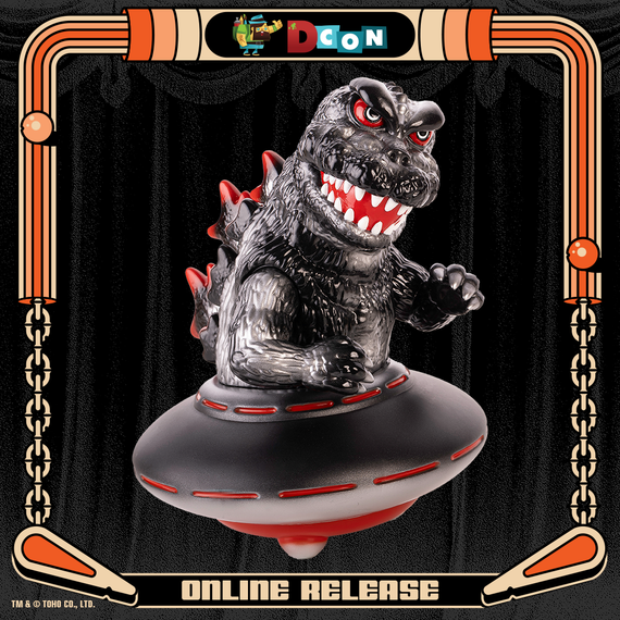 Godzilla UFO Soft Vinyl Figure - Xilien Black (Designer Con Exclusive)