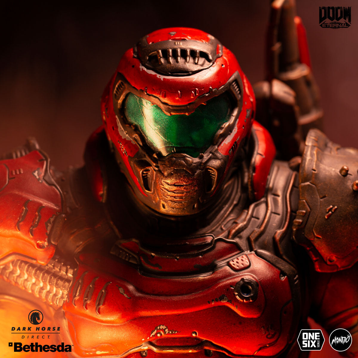 Figure Collection Doom DOOM Eternal - Doom Slayer ⅙ Scale Action Figure Mondo Crimson Variant
