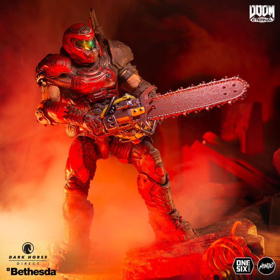 DOOM Eternal - Doom Slayer ⅙ Scale Action Figure Mondo Crimson Variant
