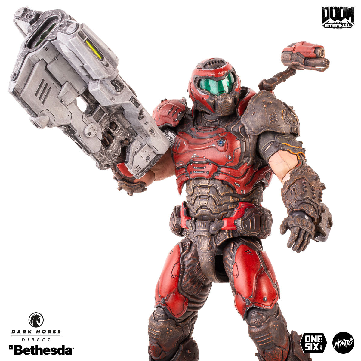 Figure Collection Doom DOOM Eternal - Doom Slayer ⅙ Scale Action Figure Mondo Crimson Variant