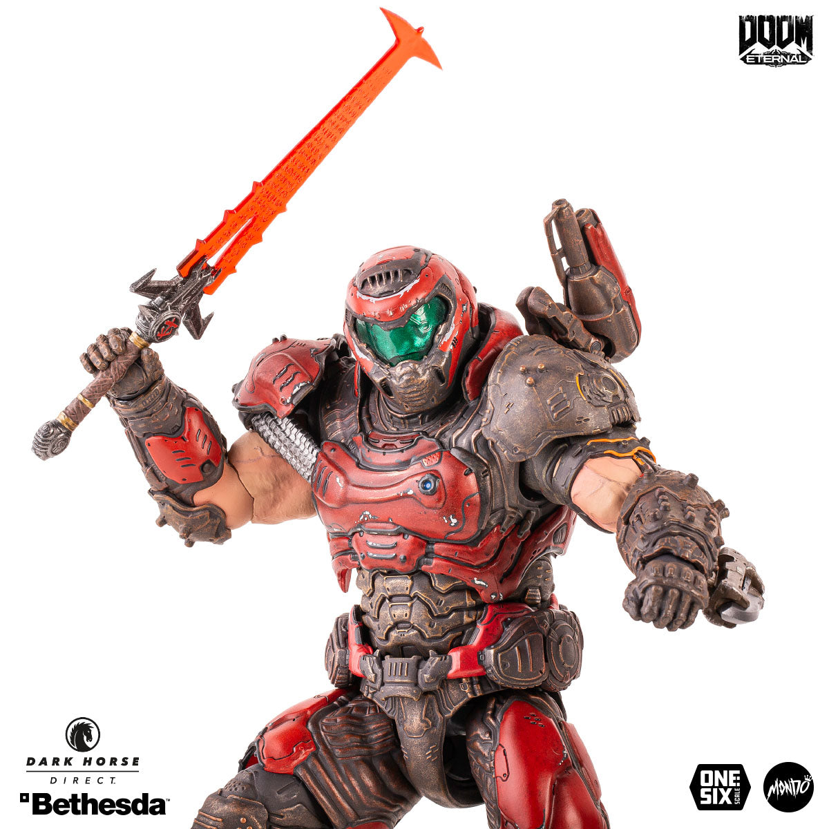 Figure Collection Doom DOOM Eternal - Doom Slayer ⅙ Scale Action Figure Mondo Crimson Variant