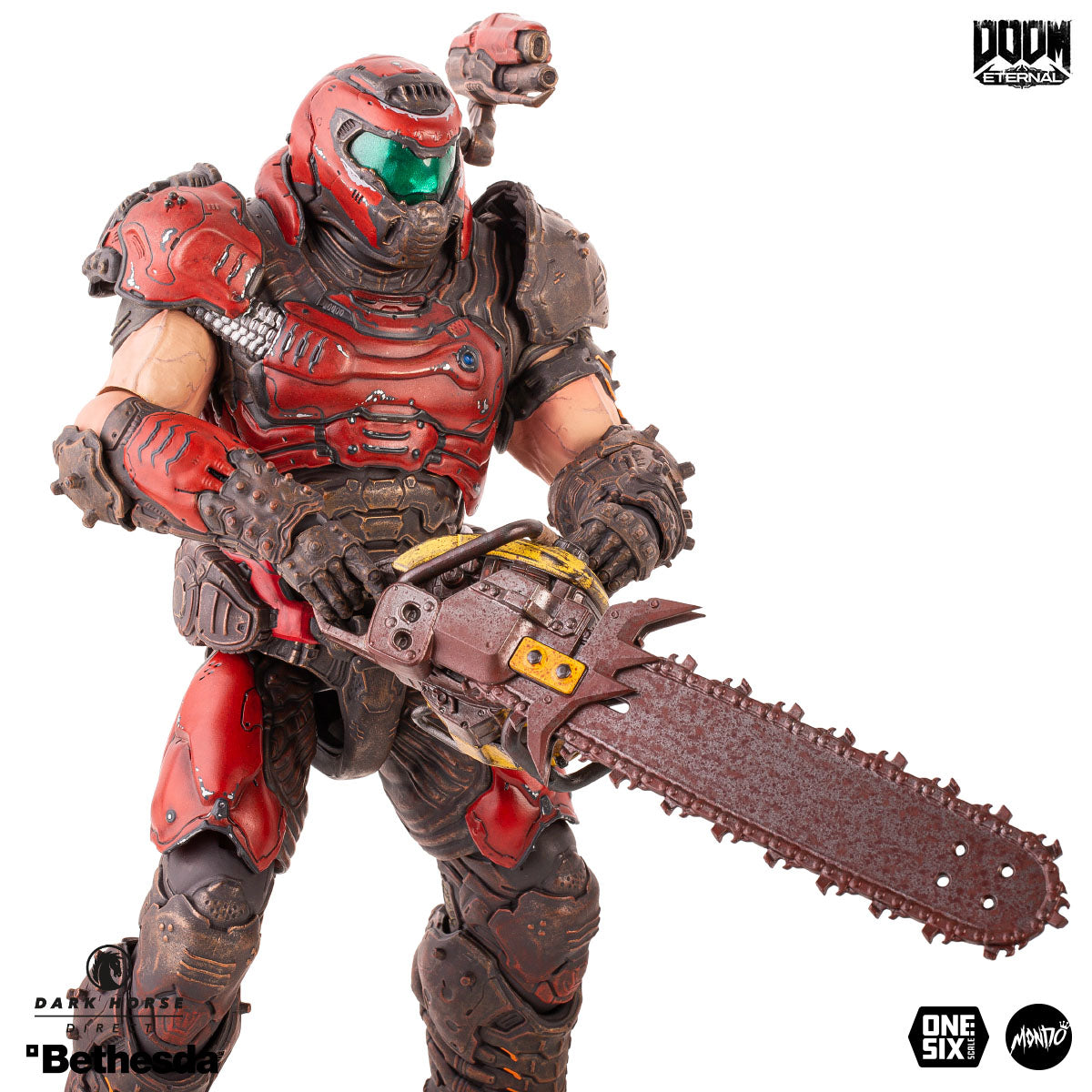 Figure Collection Doom DOOM Eternal - Doom Slayer ⅙ Scale Action Figure Mondo Crimson Variant