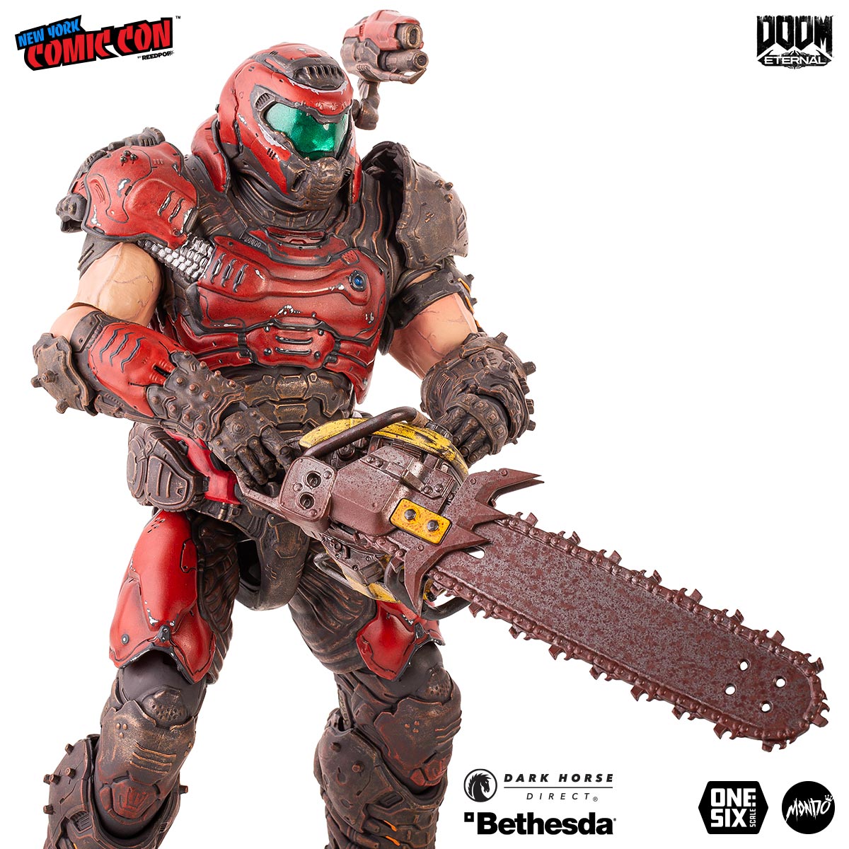 DOOM Eternal - Doom Slayer ⅙ Scale Action Figure Mondo Crimson Variant