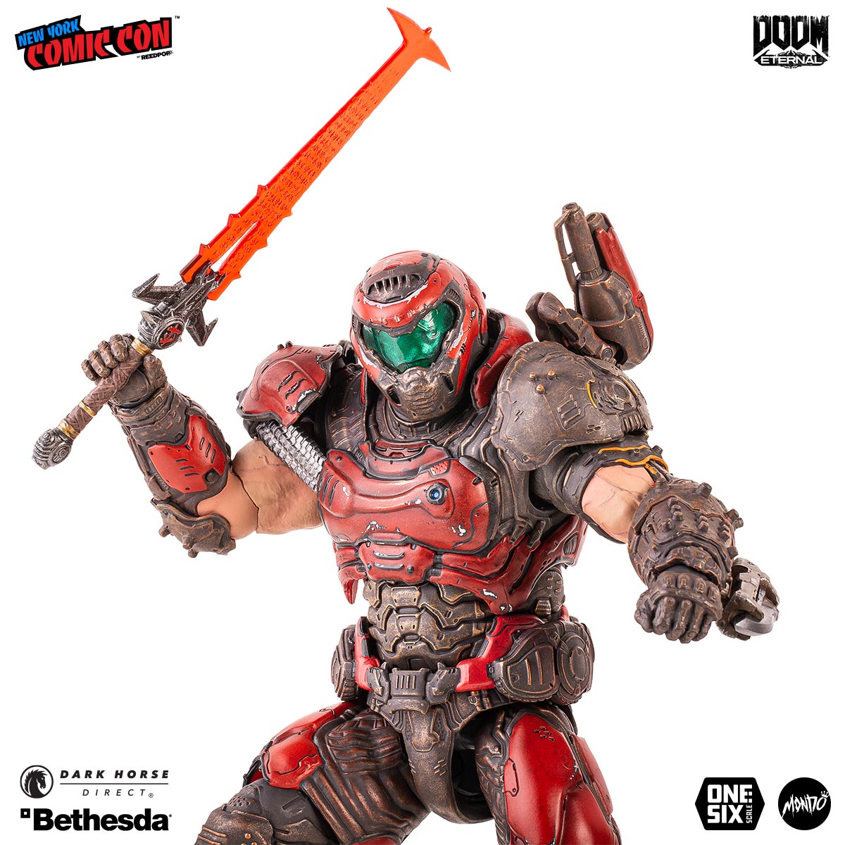 DOOM Eternal - Doom Slayer ⅙ Scale Action Figure Mondo Crimson Variant