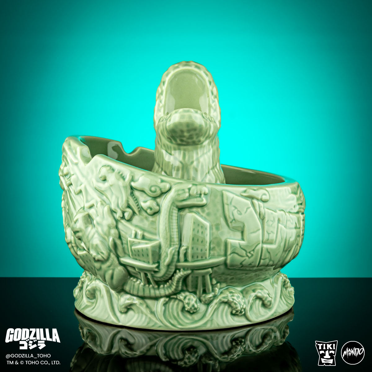 Outpost Godzilla Godzilla Destroy All Monsters Tiki Bowl - Kilaak Outpost Variant – Mondo