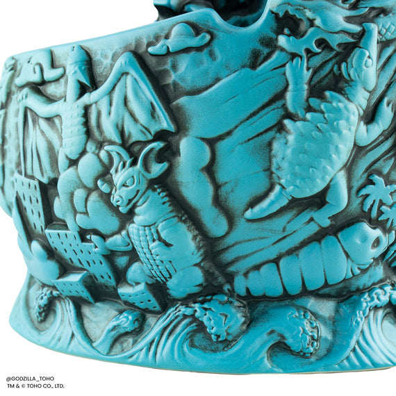 Godzilla Destroy All Monsters Tiki Bowl - Heat Ray Variant
