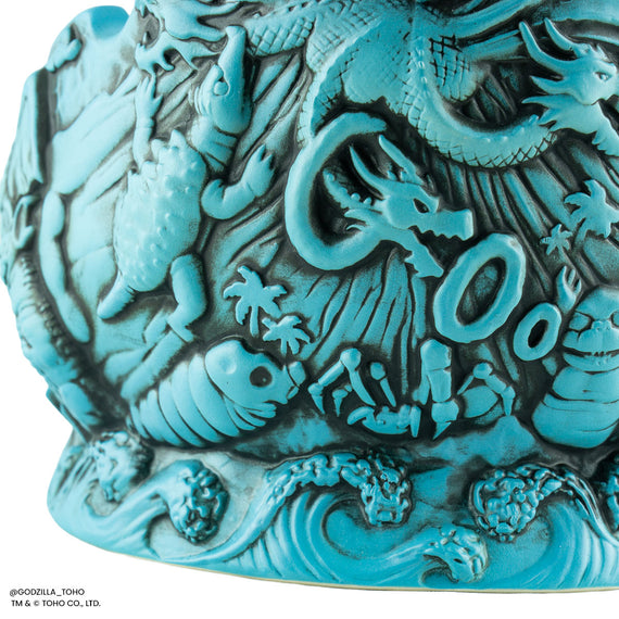 Godzilla Destroy All Monsters Tiki Bowl - Heat Ray Variant