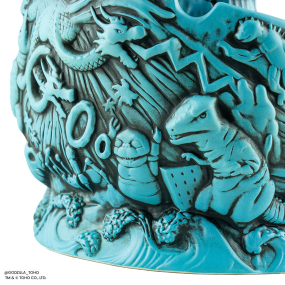 Godzilla Destroy All Monsters Tiki Bowl - Heat Ray Variant