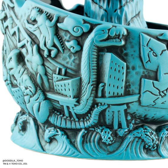 Godzilla Destroy All Monsters Tiki Bowl - Heat Ray Variant