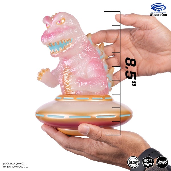 Godzilla UFO - Vinyl Designer Figure by Octeel - Cherry Blossom Variant