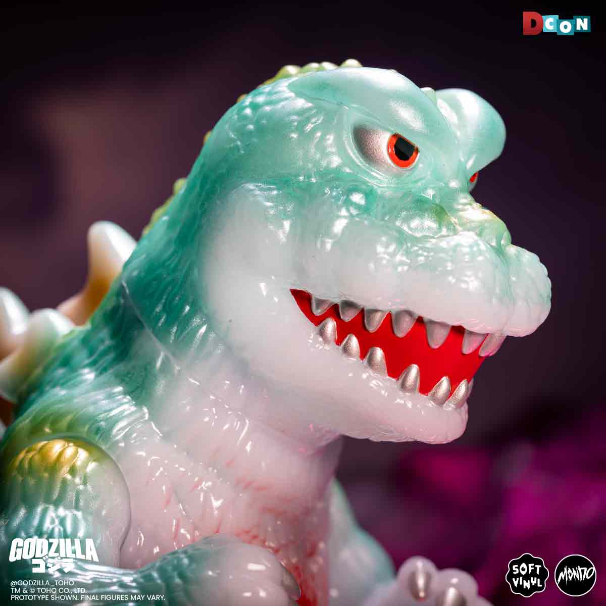 Godzilla UFO - Vinyl Designer Figure by Octeel - Glow-in-the-Dark