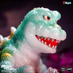 Godzilla UFO - Vinyl Designer Figure by Octeel - Glow-in-the-Dark Green Variant