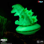 Godzilla UFO - Vinyl Designer Figure by Octeel - Glow-in-the-Dark Green Variant