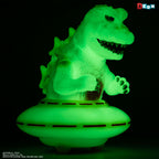Godzilla UFO - Vinyl Designer Figure by Octeel - Glow-in-the-Dark Green Variant