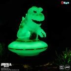 Godzilla UFO - Vinyl Designer Figure by Octeel - Glow-in-the-Dark Green Variant