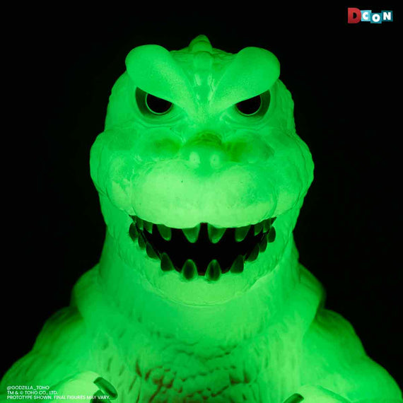 Godzilla UFO - Vinyl Designer Figure by Octeel - Glow-in-the-Dark Green Variant