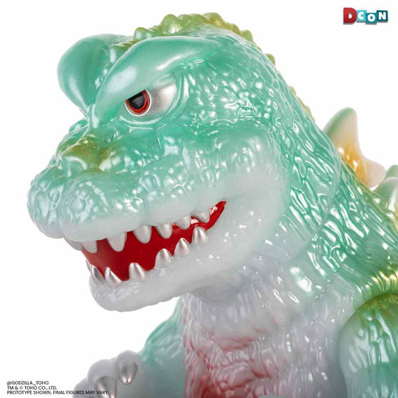 Godzilla UFO - Vinyl Designer Figure by Octeel - Glow-in-the-Dark Green Variant