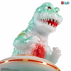 Godzilla UFO - Vinyl Designer Figure by Octeel - Glow-in-the-Dark Green Variant