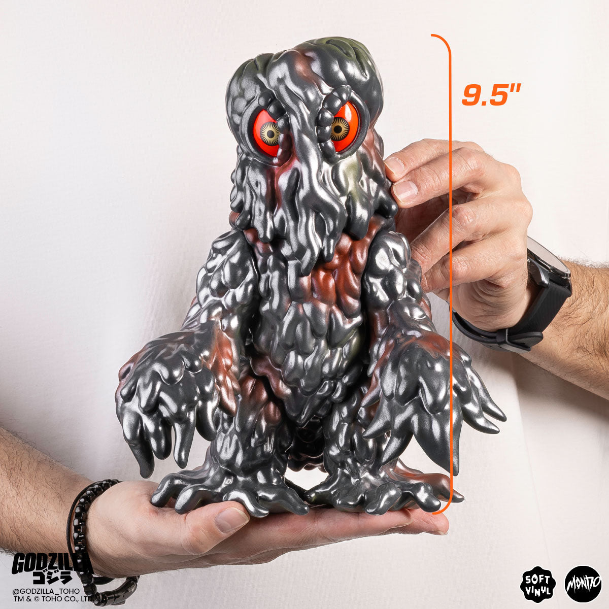 Godzilla Soft Vinyl Figure Hand Painted by Candie Bolton – Mondo