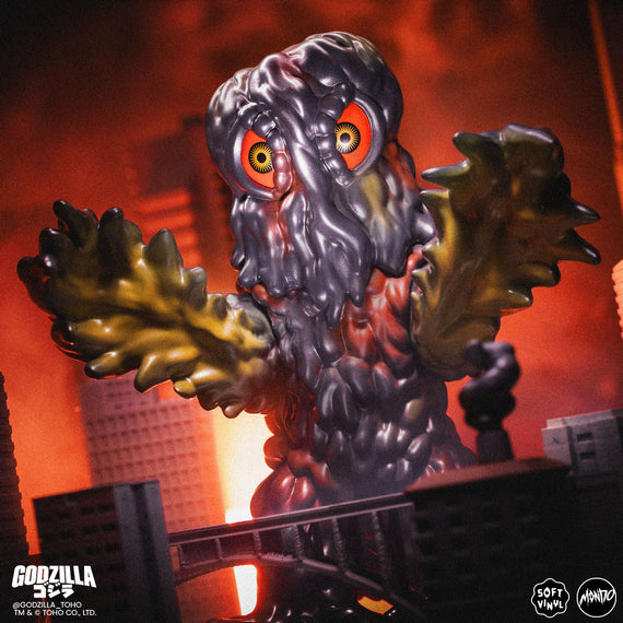 Godzilla and Hedorah Soft Vinyl Figure Set -  Godzilla vs The Smog Monster