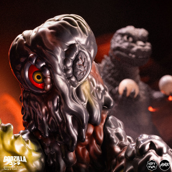 Godzilla and Hedorah Soft Vinyl Figure Set -  Godzilla vs The Smog Monster