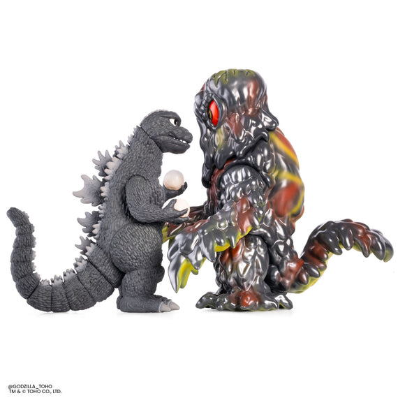 Godzilla and Hedorah Soft Vinyl Figure Set -  Godzilla vs The Smog Monster