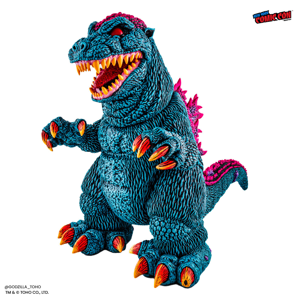 Godzilla - Designer Vinyl Figure by James Groman - Psychedelic Variant –  Mondo