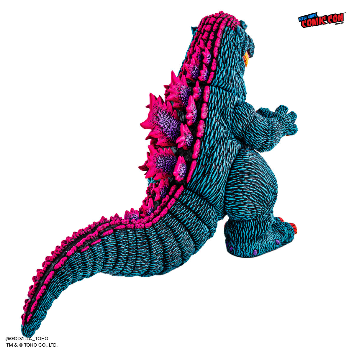 Godzilla - Designer Vinyl Figure by James Groman - Psychedelic Variant