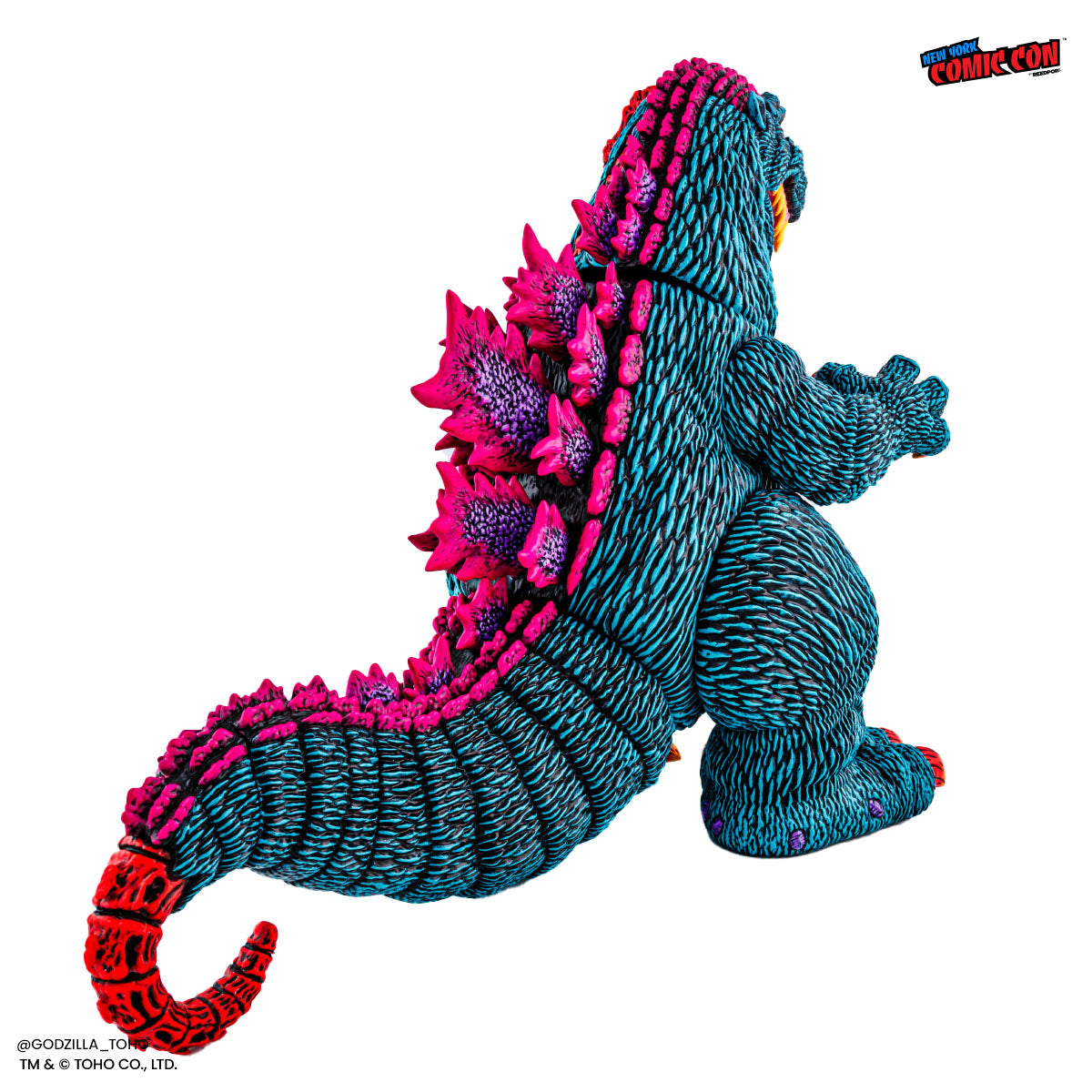 Godzilla - Designer Vinyl Figure by James Groman - Psychedelic Variant