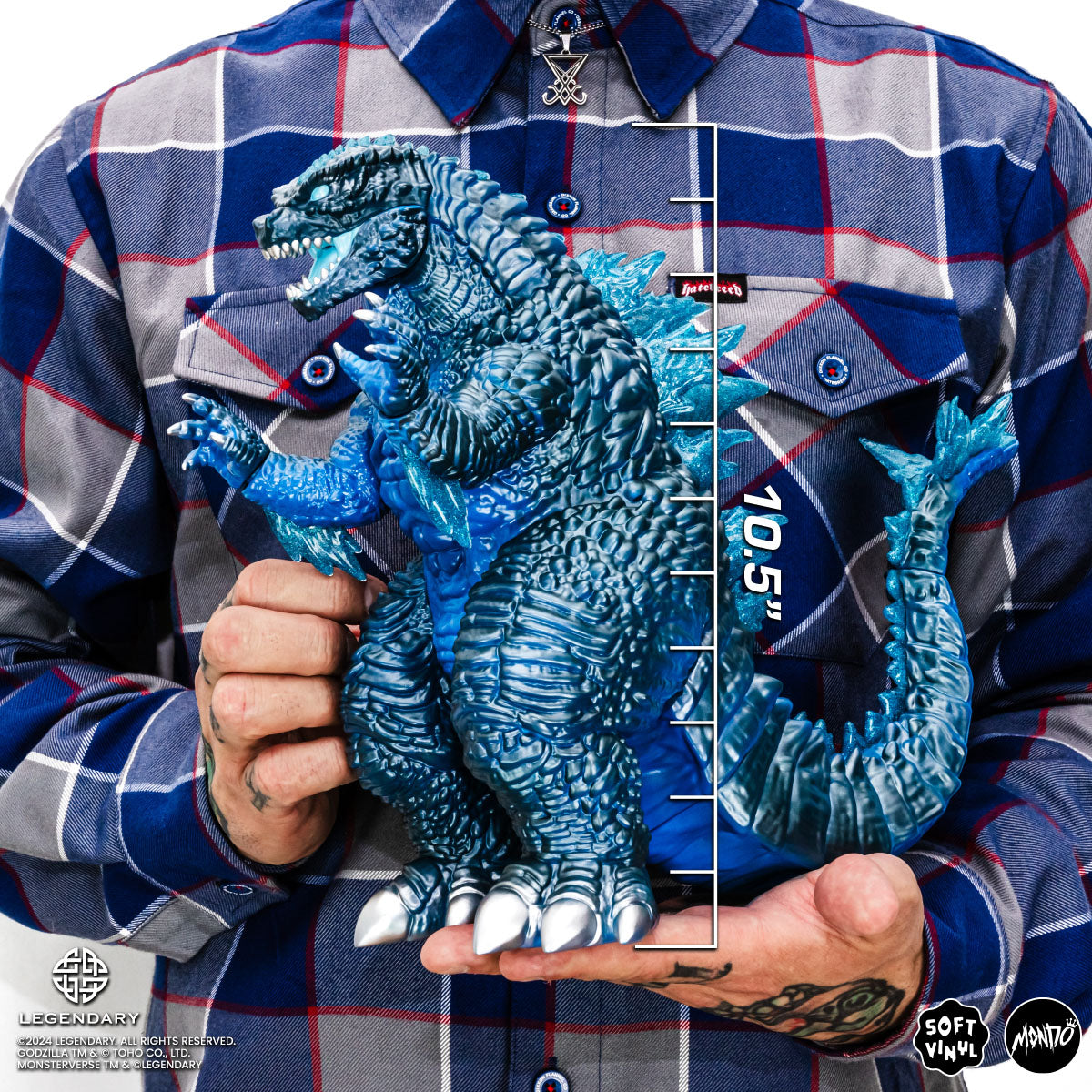 Godzilla Cologne Godzilla x Kong: The New Empire - Godzilla Soft Vinyl - Energized Vari ...