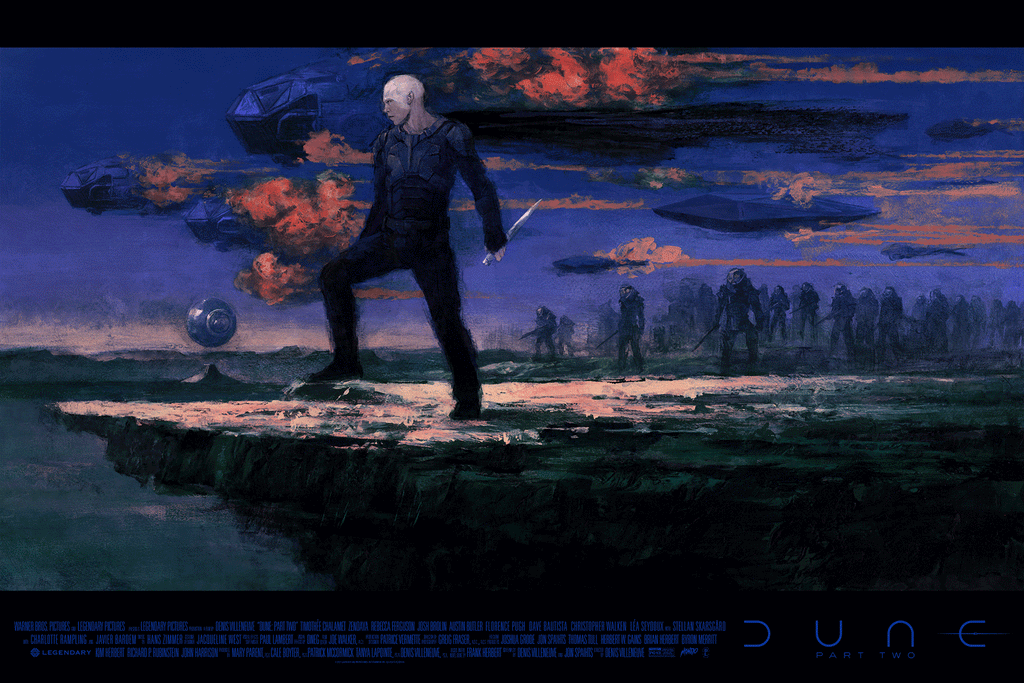 Dune: Part Two ゴールドフォイルポスター 完売SDCC限定｜アート