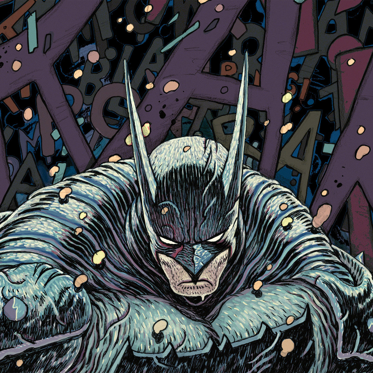 Absolute Batman Texture Absolute Batman #1 Poster – Mondo