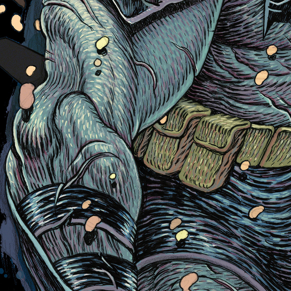 Absolute Batman Texture Absolute Batman #1 Poster – Mondo