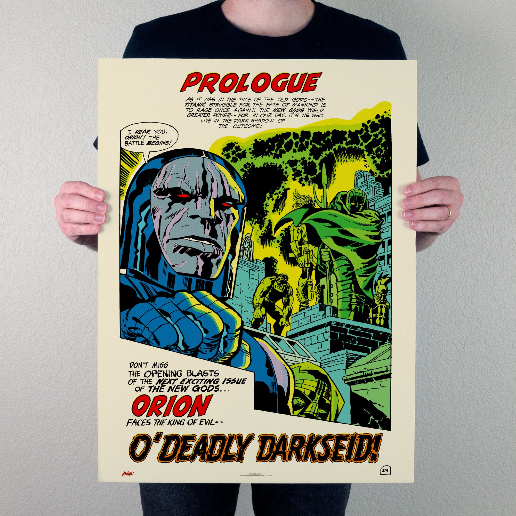 darkseid gods and monsters New Gods #1: "O' Deadly Darkseid!" Poster – Mondo