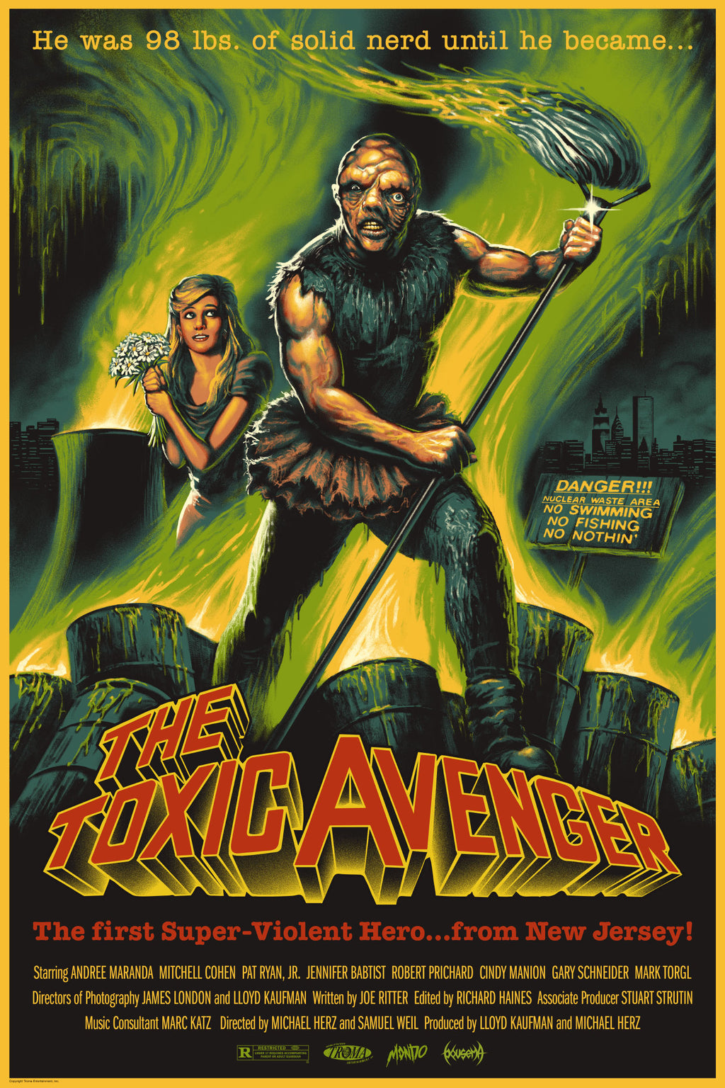 Toxic Rage The Toxic Avenger Poster – Mondo