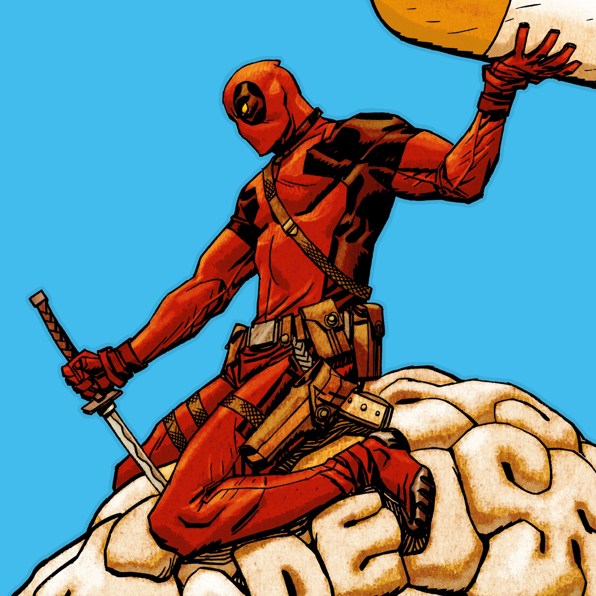 Orders Marvel Deadpool Mondo Art Print Poster