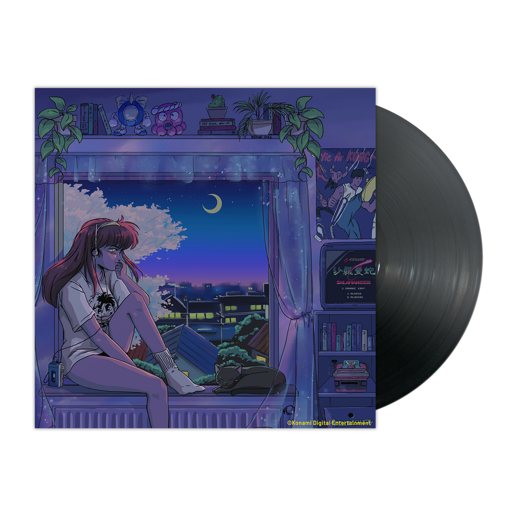 Konami lo fi beats to chill to lp mondo
