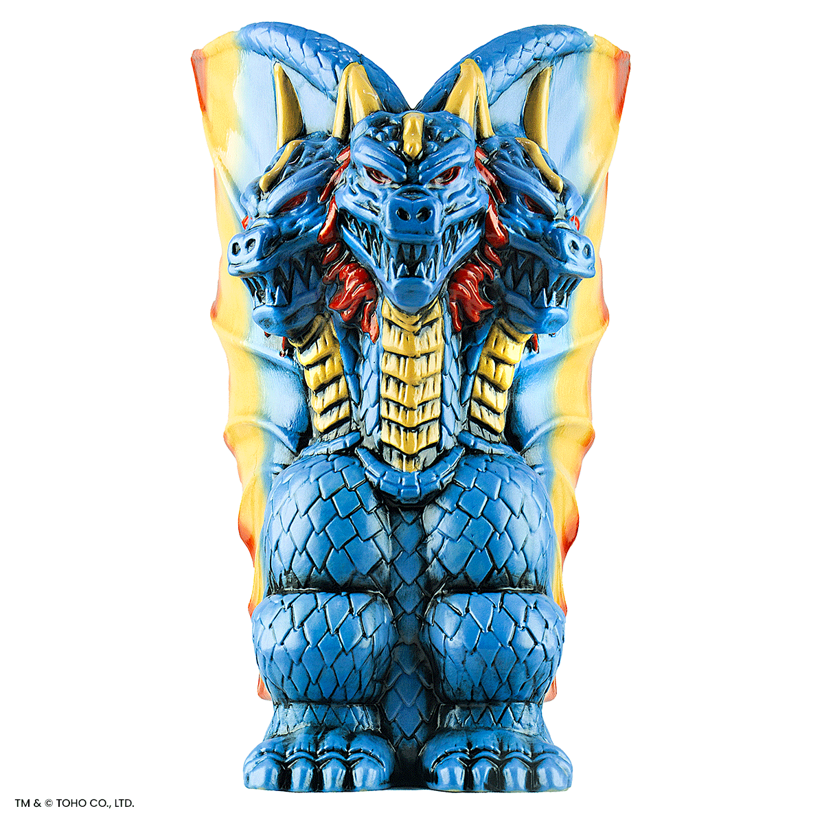 KING GHIDORAH GODZILLA Soft Vinyl Collection Figura Bandai Japonés de KING GHIDORAH GODZILLA Soft Vinyl Collection Figura Bandai Japonés de