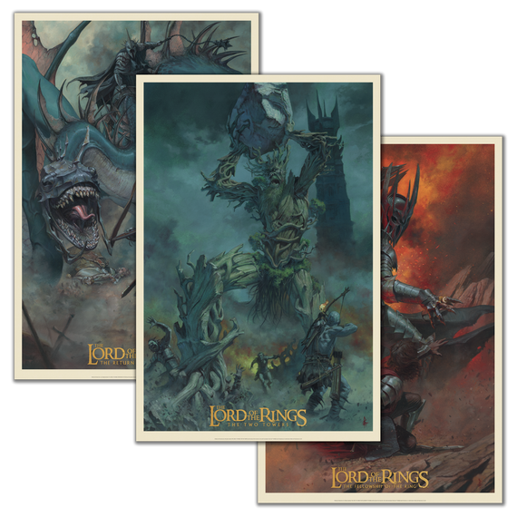 The Lord of the Rings Trilogy (Timed Edition) Poster Bundle