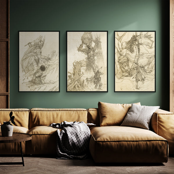 The Lord of the Rings Trilogy Variant Poster Bundle