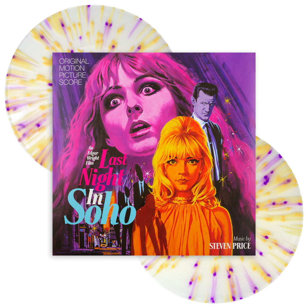 Steven Price - Last Night in Soho outlet Score 2xLP Mondo Exclusive Yellow/Purple vinyl