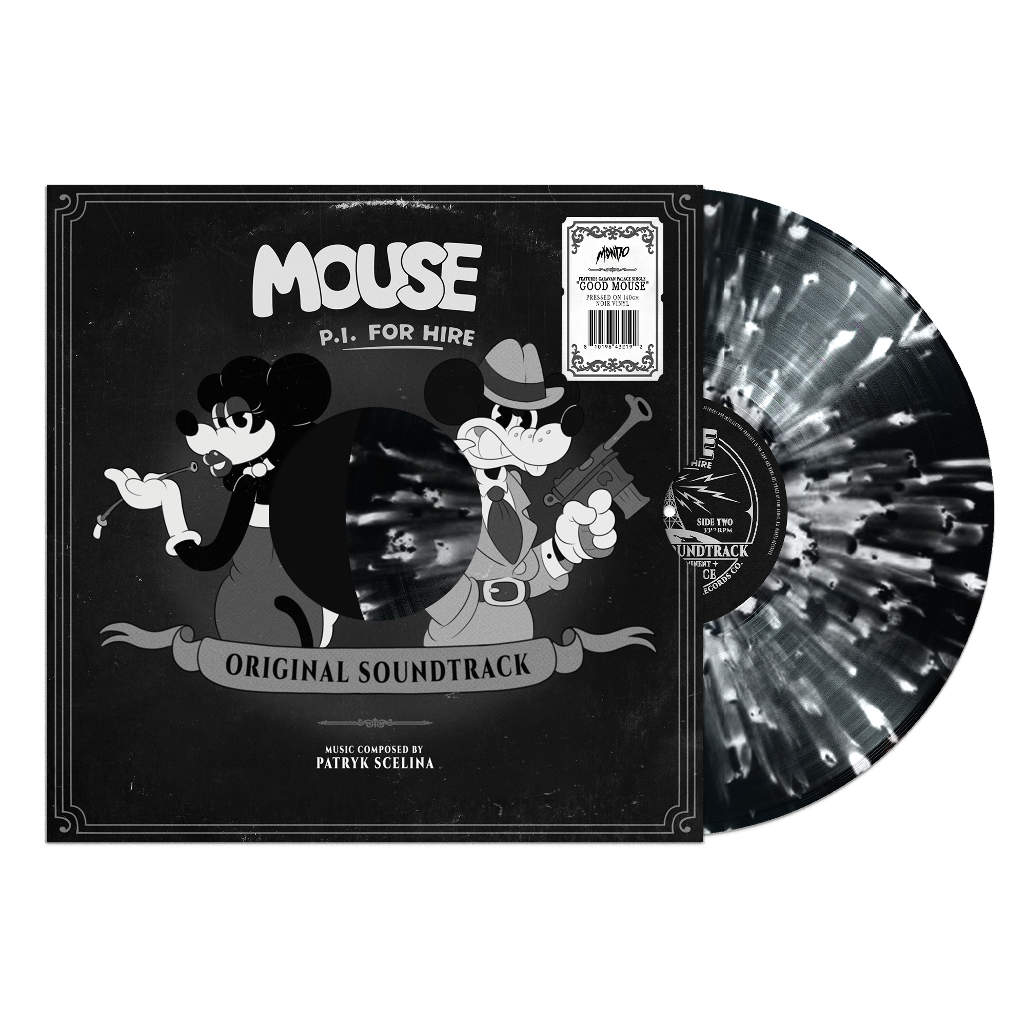 MOUSE: P.I. For Hire Original Soundtrack LP – Mondo MOUSE: P.I. For Hire Original Soundtrack LP – Mondo