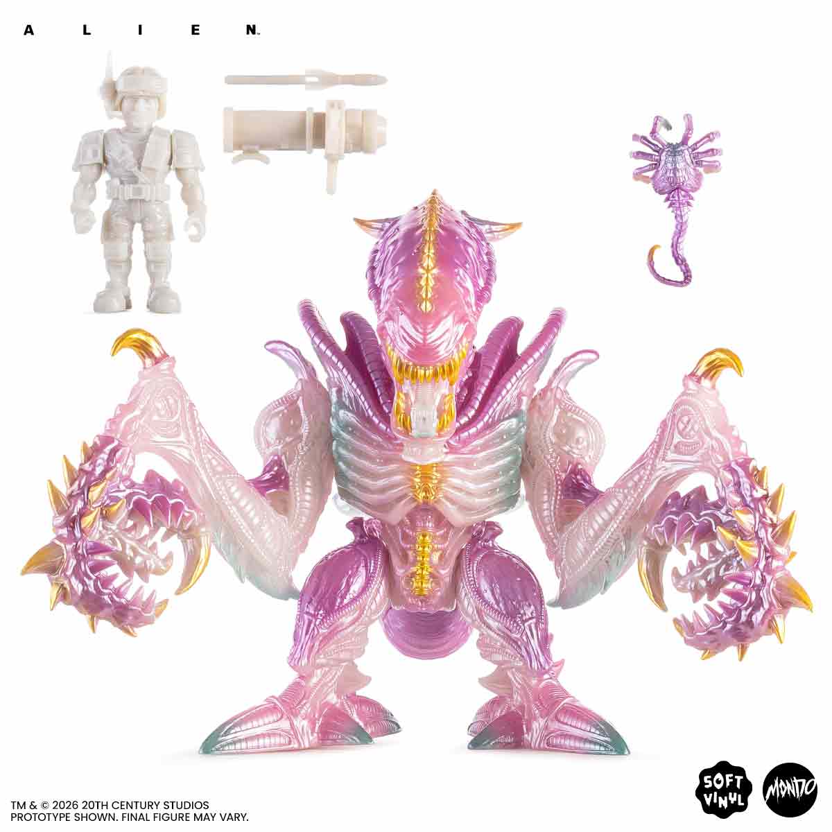 Aliens - Mantis Alien Soft Vinyl Figure - Cherry Blossom Glow in