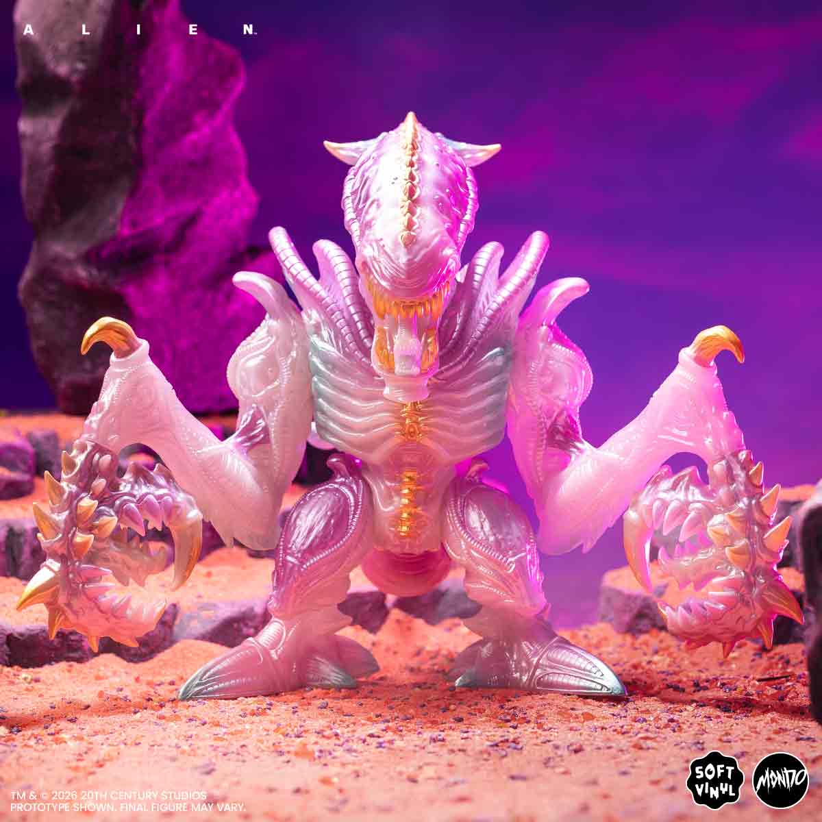 Aliens - Mantis Alien Soft Vinyl Figure - Cherry Blossom Glow in