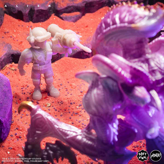 Aliens - Mantis Alien Soft Vinyl Figure - Cherry Blossom Glow in the Dark Variant