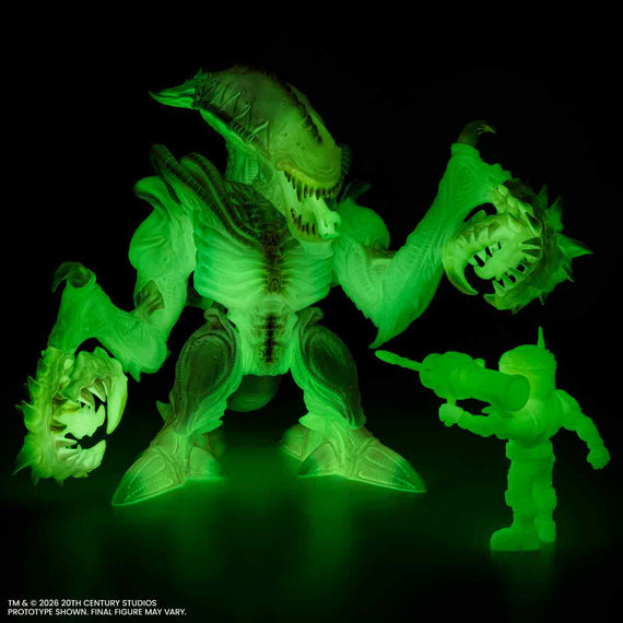 Aliens - Mantis Alien Soft Vinyl Figure - Cherry Blossom Glow in the Dark Variant