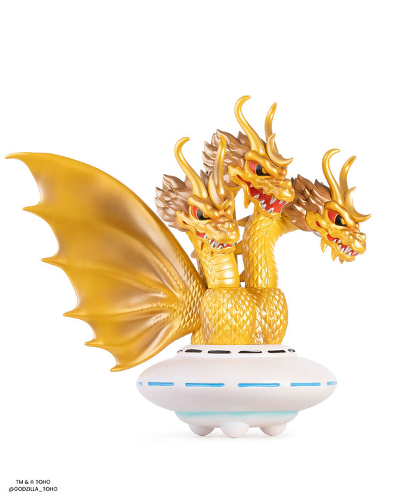 King Ghidorah UFO - Vinyl Designer Figure by Octeel - Invasion of Astro-Monster Variant