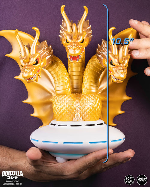 King Ghidorah UFO - Vinyl Designer Figure by Octeel - Invasion of Astro-Monster Variant