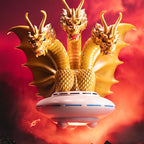 King Ghidorah UFO - Vinyl Designer Figure by Octeel - Invasion of Astro-Monster Variant